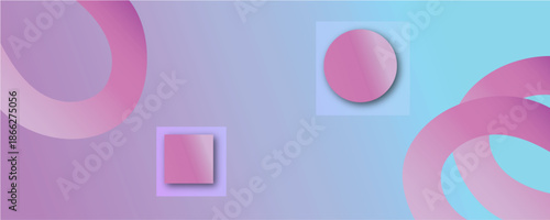 Elegant Ultraviolet Gradient Abstract Wallpaper Featuring Luminous Glow Effects, Smooth Curved Abstractions Modern Background for Creative Projects