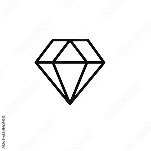 diamond on black background