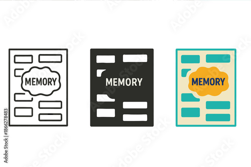 Artistic Wordplay Collage. Dictionary page motif with isolated words surrounded by empty whitespace memory gaps, first in line