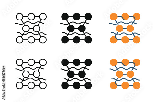 Supersolid Motion Visualization. Abstract visualization of atomic layers moving without friction inside crystalline lattice,