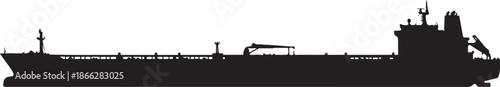 Cargo Ship Silhouette at Sea

Industrial Maritime Vessel Shadow

Ocean Freight Ship Vector Illustration
