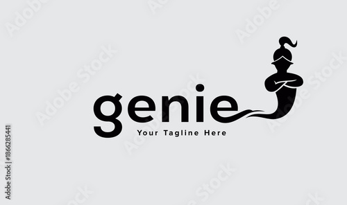 Genie Logo icon vector modern template