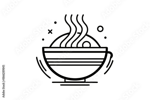 comfort food deep bowl icon