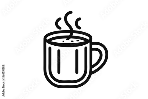 winter comfort mug icon