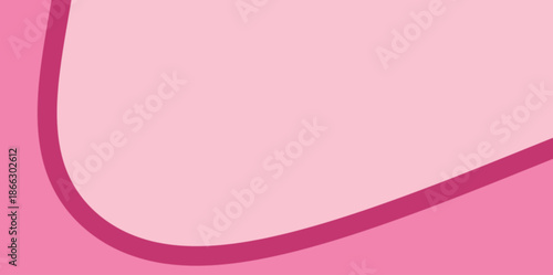 Abstract vector background illustration with a gentle rising pink arc. Good for minimalist stationery and clean brand aesthetic projects.