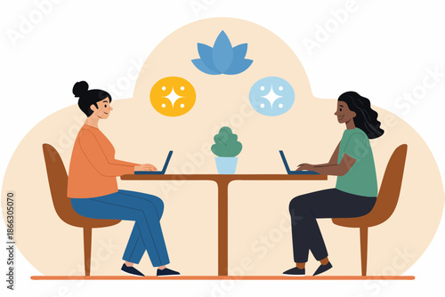 Conflict Resolution Table Calm Icons