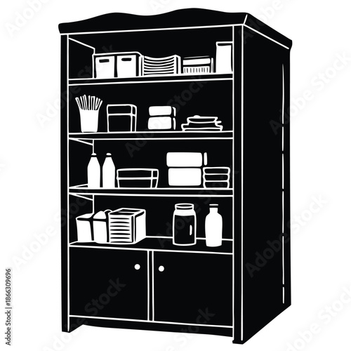pantry office vector on white background