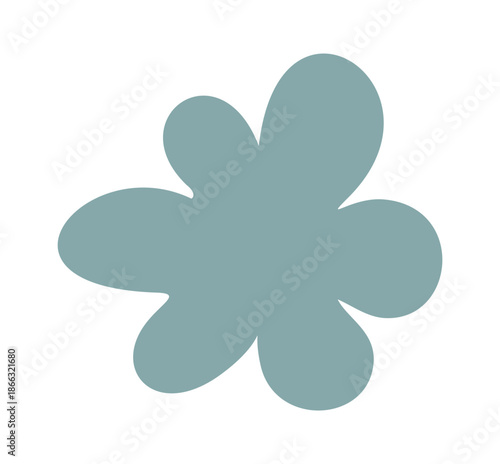 Flower bud decoration boho element