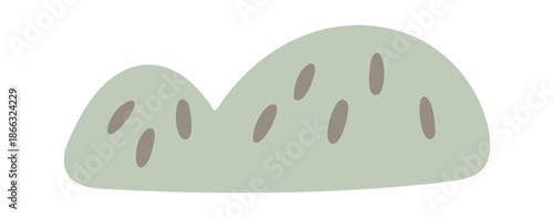 Mountain hills peak range design