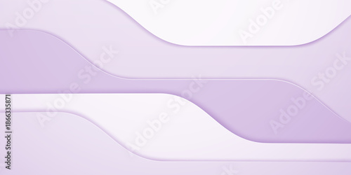 A digital illustration featuring soft, flowing waves in various shades of purple and white, creating a calming and abstract background.