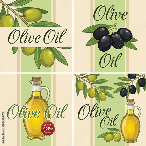 Olive oil and olives a vibrant and healthy mediterranean collection