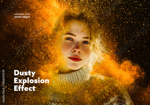 Dusty Explosion Photo Effect