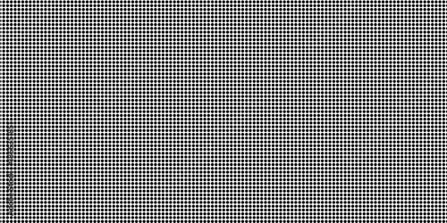 Dotted gradient halftone background. Horizontal seamless dotted pattern in pop art style. Abstract modern stylish texture. Fade gradient black and white half tone background.
