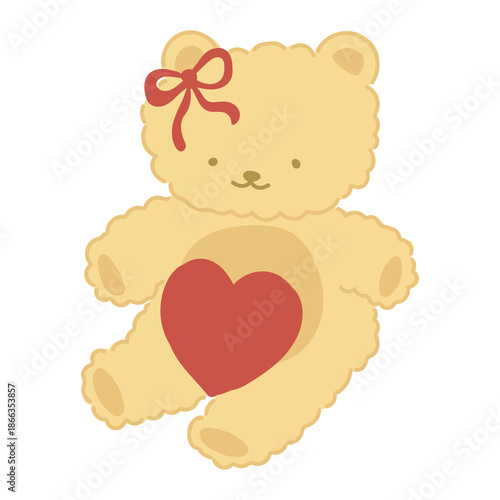 teddy bear with heart