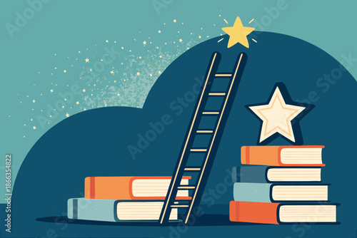 Self Help Book Ladder Growth