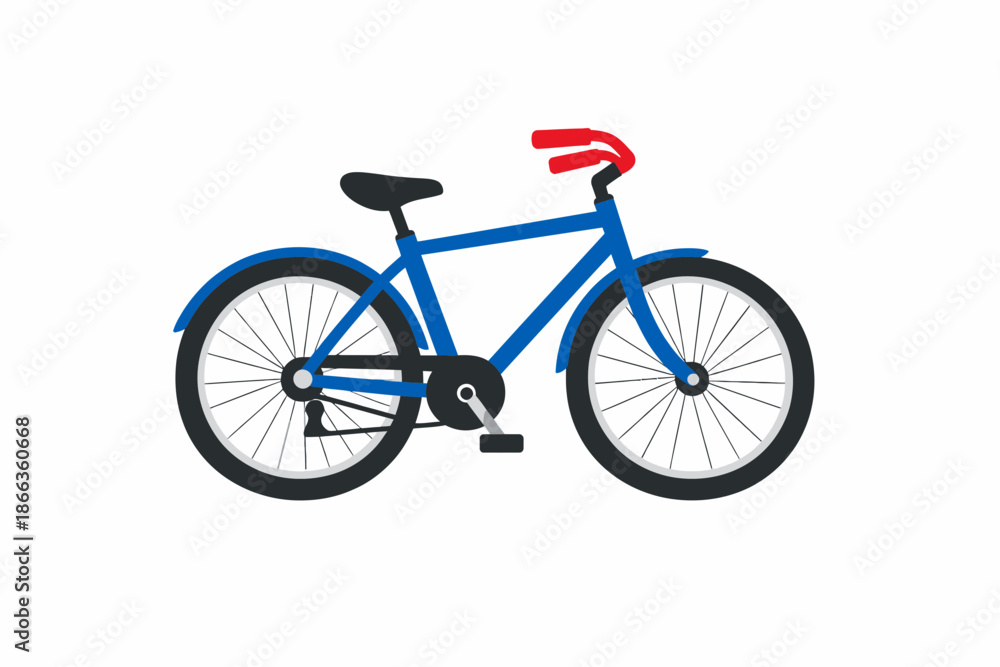 Fototapeta premium Classic Bicycle Vector Illustration