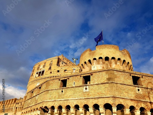 Castle of Castel Sant'Angelo in Rome, Italy.