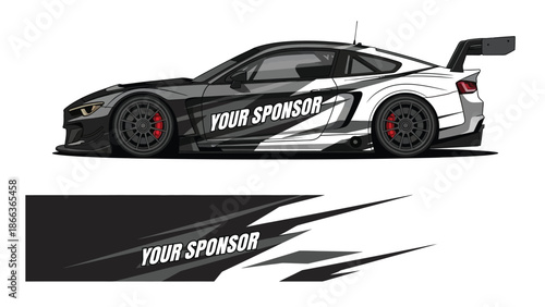  car wrap livery design