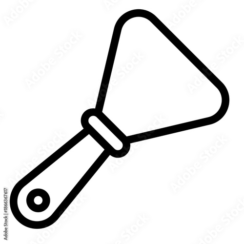 Scraper icon vector illustration	
