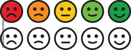 Emotion Rating Icons for Feedback, Survey, and Mood Assessment Design