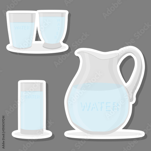 Various sweet tasty natural water