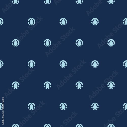 Water recycle seamless pattern isolated on color background