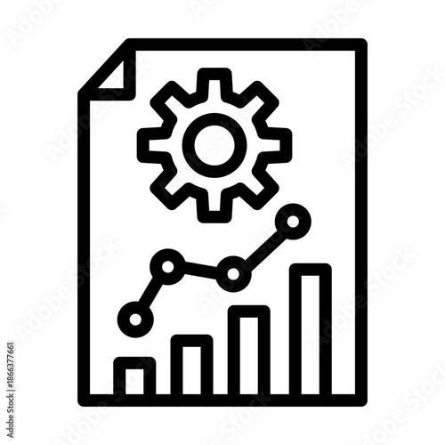 Data Strategy Vector Icon