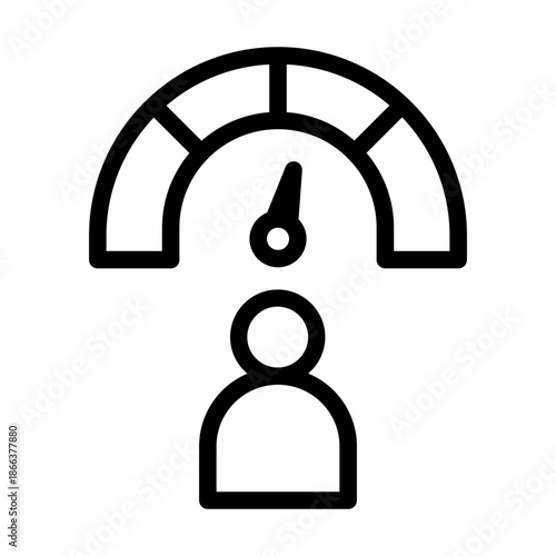 Net Promoter Score Vector Icon