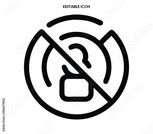 No smoking symbol a clear prohibition sign featuring a lit cigarette within a circular frame