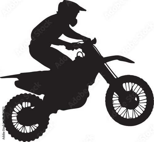 rider on dirt bike