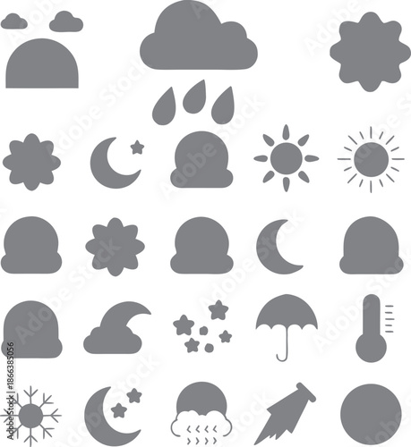Vector Weather Icons Collection