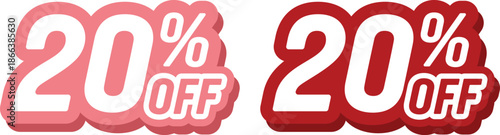 Discount percent tag icon set.Shopping tag, discount coupon, label with percentage symbol, low price.Promotion price tag icon collection.