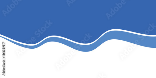 Header shape for website and border for banner. Abstract design element for template.