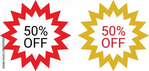 Discount percent tag icon set.Shopping tag, discount coupon, label with percentage symbol, low price.Promotion price tag icon collection.