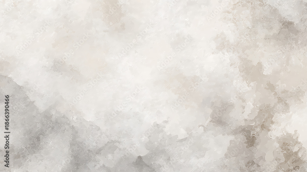 Obraz premium Soft Beige and Grey Watercolor Wash Texture abstract