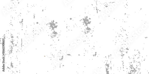 Abstract grunge water splash texture with scattered drops on a clean white background