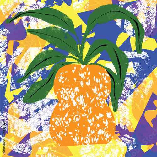 illustration of a tropical plant