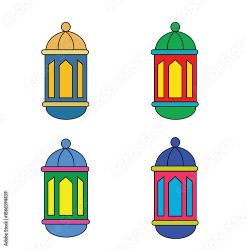 Colorful decorative lanterns