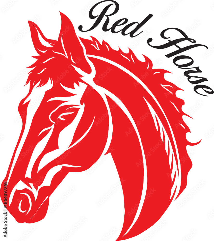 Fototapeta premium Red Horse