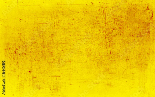 wallpaper in yellow color with uneven rough run down wall. 