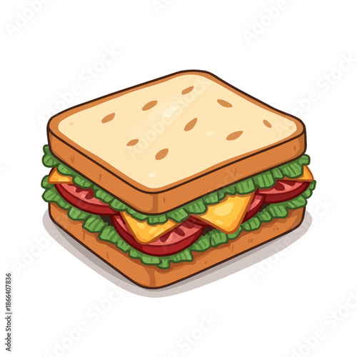 Delicious Sandwich Design Very Cool