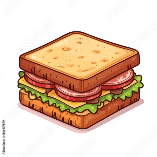 Delicious Sandwich Design Very Cool