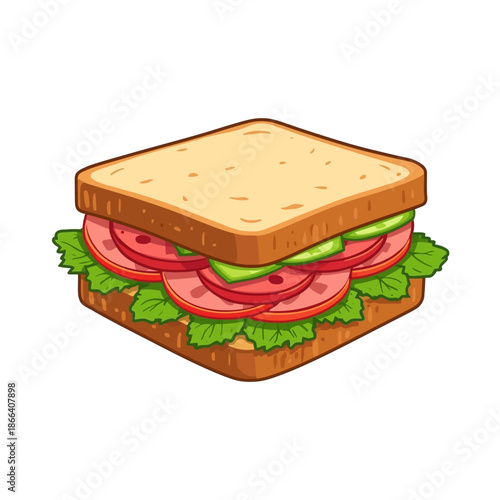 Delicious Sandwich Design Very Cool