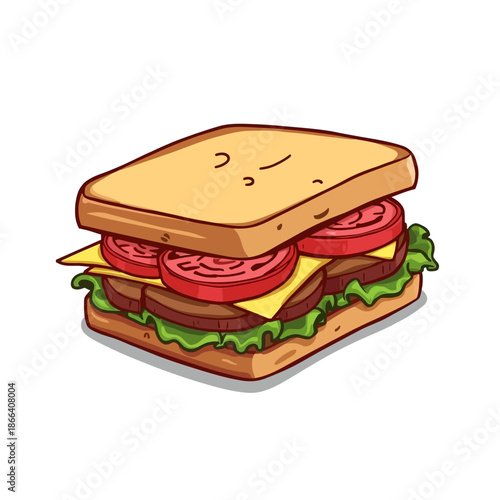 Delicious Sandwich Design Very Cool