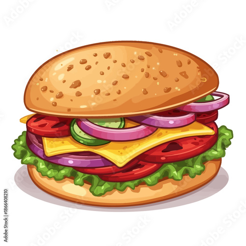 Delicious Sandwich Design Very Cool