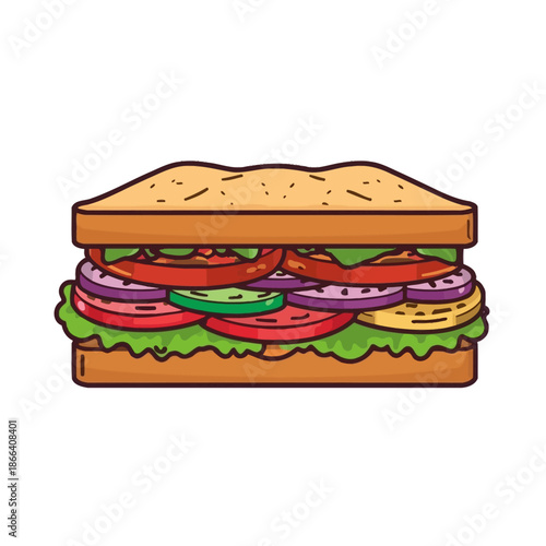 Delicious Sandwich Design Very Cool