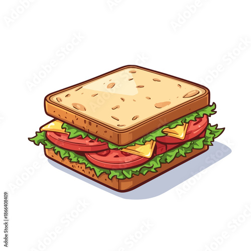 Delicious Sandwich Design Very Cool