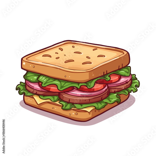 Delicious Sandwich Design Very Cool