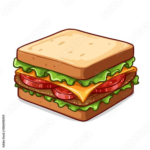 Delicious Sandwich Design Very Cool
