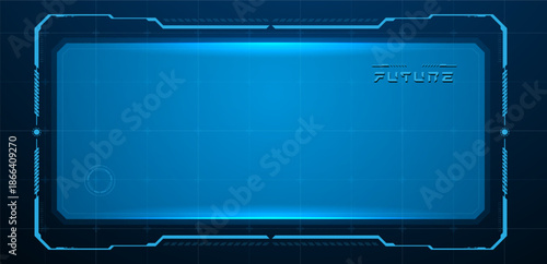 HUD frames or technology box futuristic element